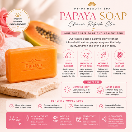 Papaya Soap Bar